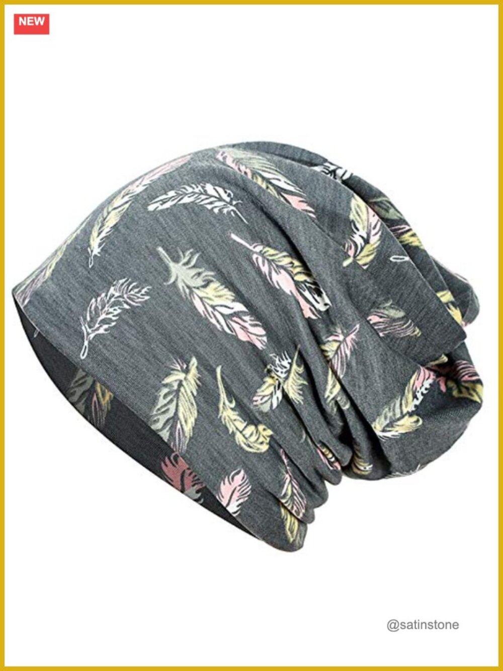 Womens Slouchy Beanie Soft Chemo Headwear Breathable Cancer Cap